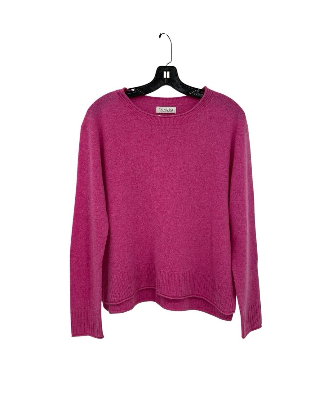 Rachel Zoe 100% 2 Ply Cashmere Sweater Pink Size Large